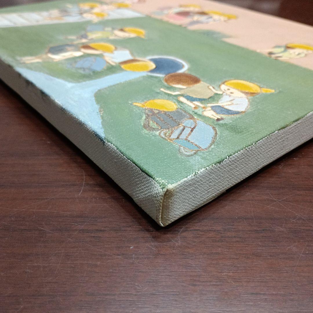 加藤雅也　michikusa　27.3×22　キャンバス、アクリル絵具　2011