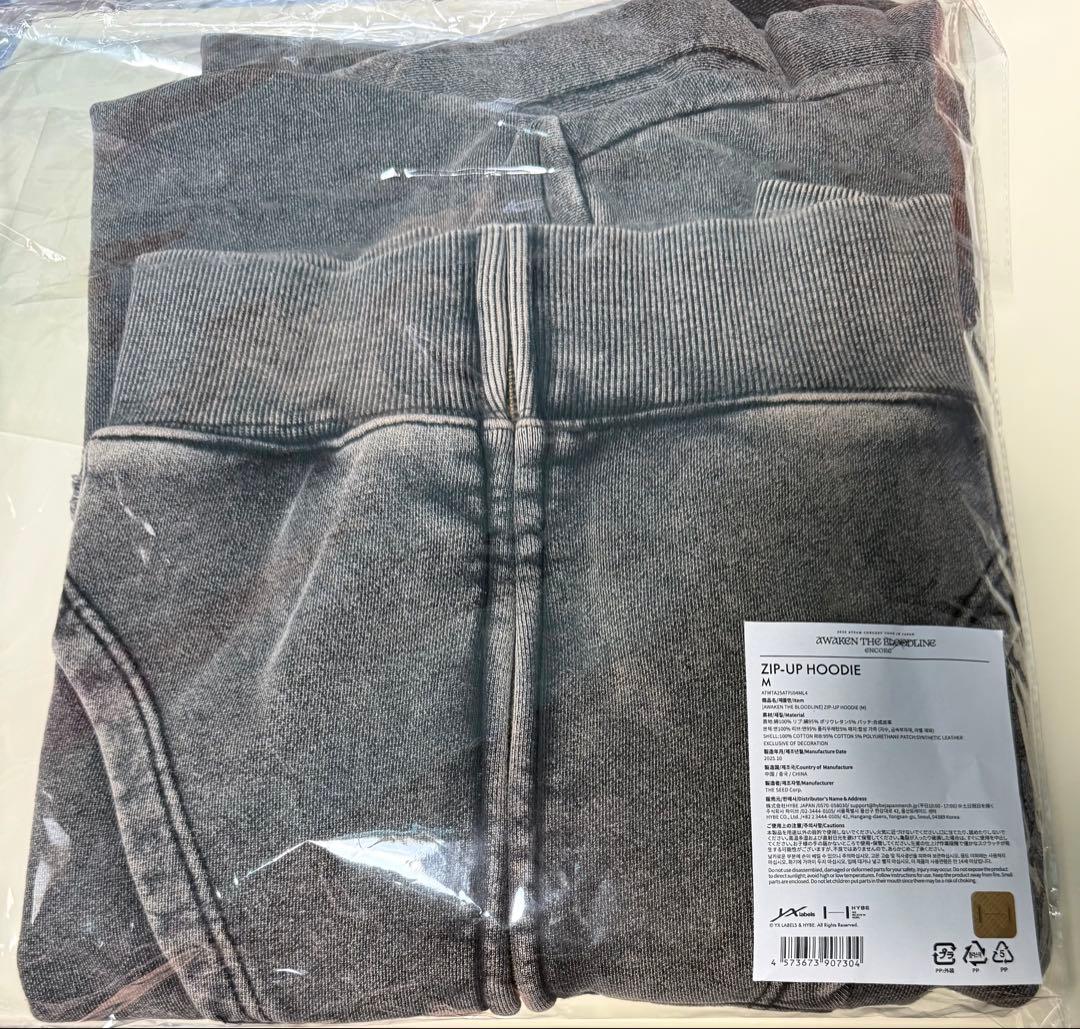 &TEAM ZIP-UP HOODIE ジップアップフーディー パーカー M