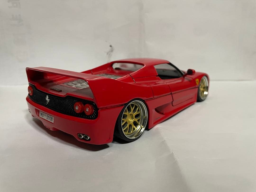 1/18 ブラーゴ　フェラーリF50 ホイール変更品