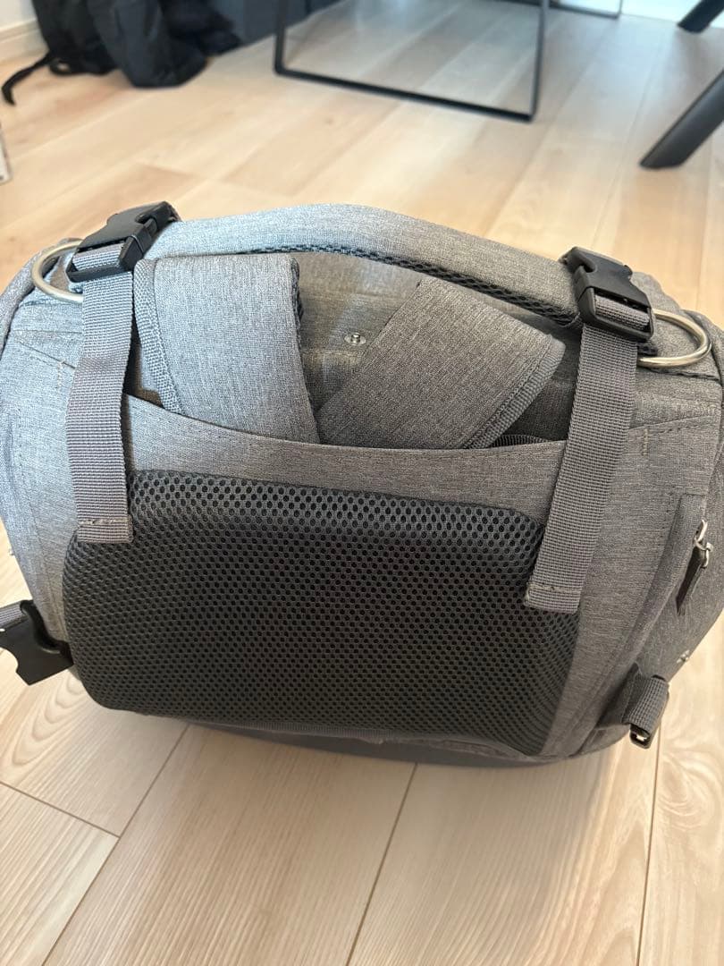 犬用キャリーバッグ グレー 小型犬用