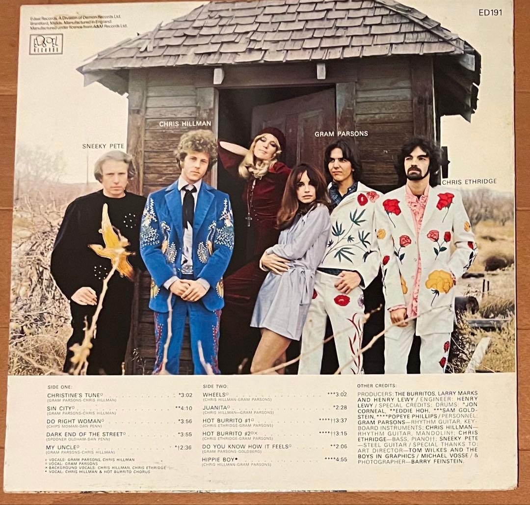 希少盤LP　フライング・ブリトー・ブラザーズ グラム・パーソンズ　二枚セット