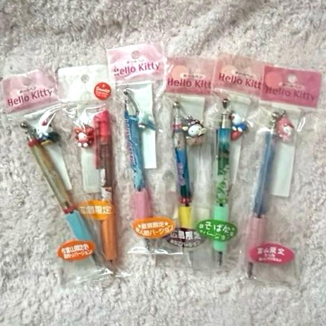 激レア☆☆キティ ご当地 まとめ売り 70点セット＆おまけ☆根付け ボールペン
