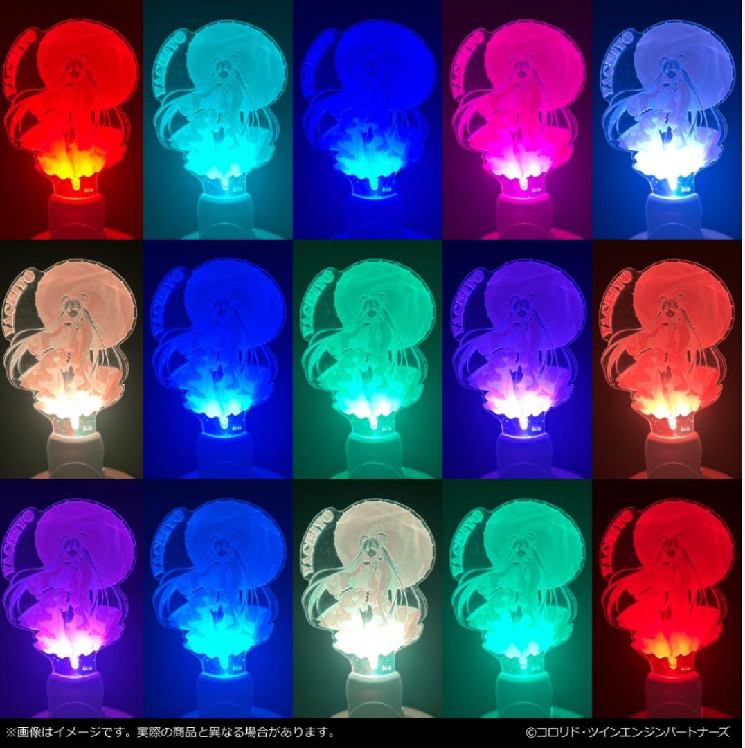 超かぐや姫！ 渋谷TSUTAYA アクリルLEDペンライト 月見ヤチヨ