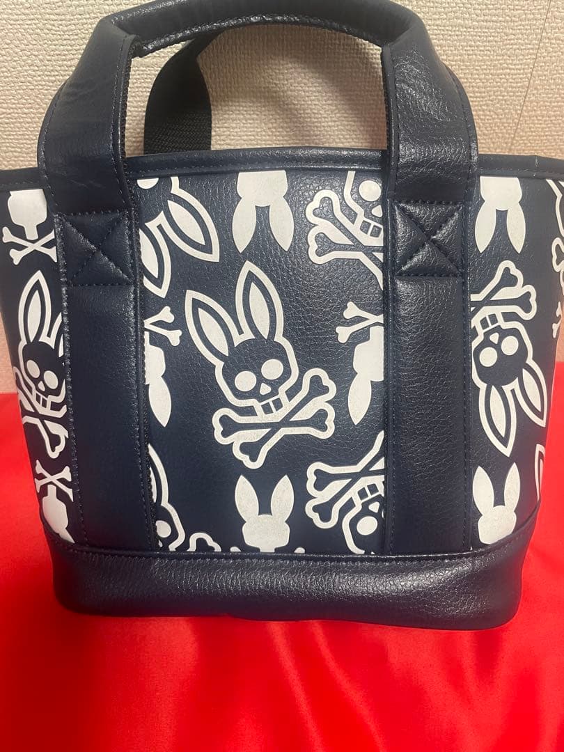 Psycho Bunny スカルウサギトートバッグ