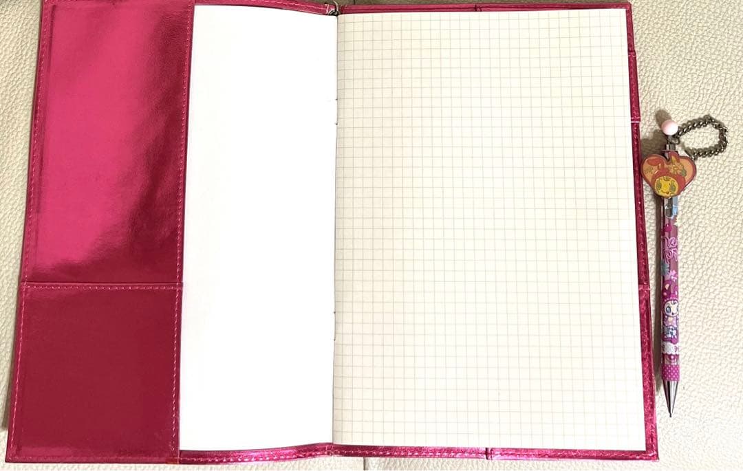 ①メゾピアノ　カバーノート　シャープペン　２点　とめ売り　チャームおまけ　ベリエ