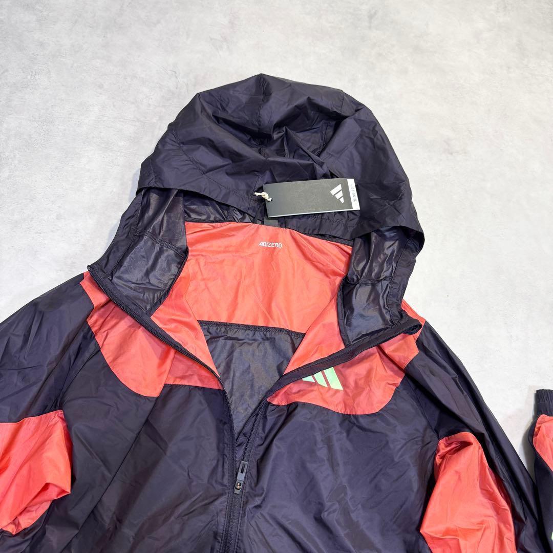 新品 Lsize アディダス アディゼロ 上下セット ジャケット ショーツ