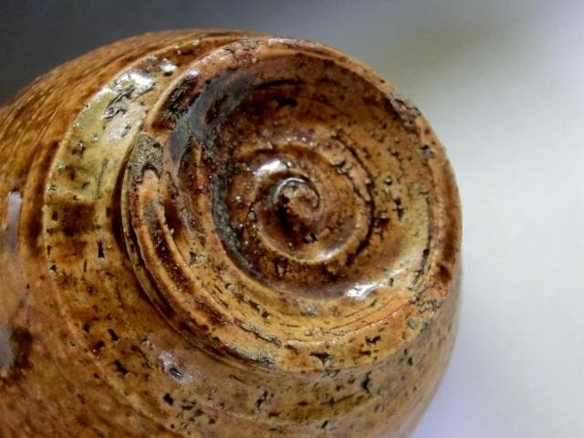 茶碗■古い飴釉 伊羅保茶碗 お茶道具 古美術 時代物 骨董品■