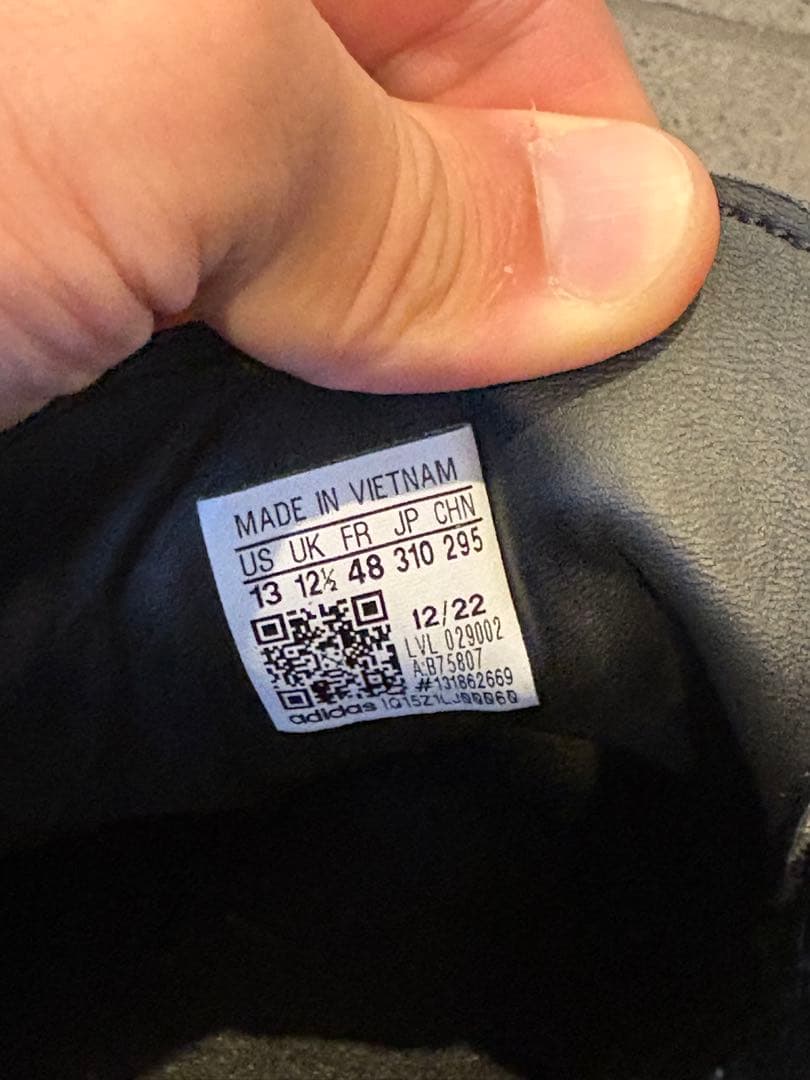 adidas Sambaサンバ 黒/白 シューズ US 13 31cm