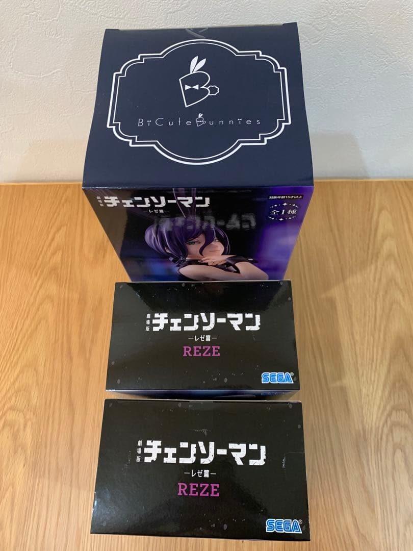 チェーンソーマン　レゼ　フィギュア　3体