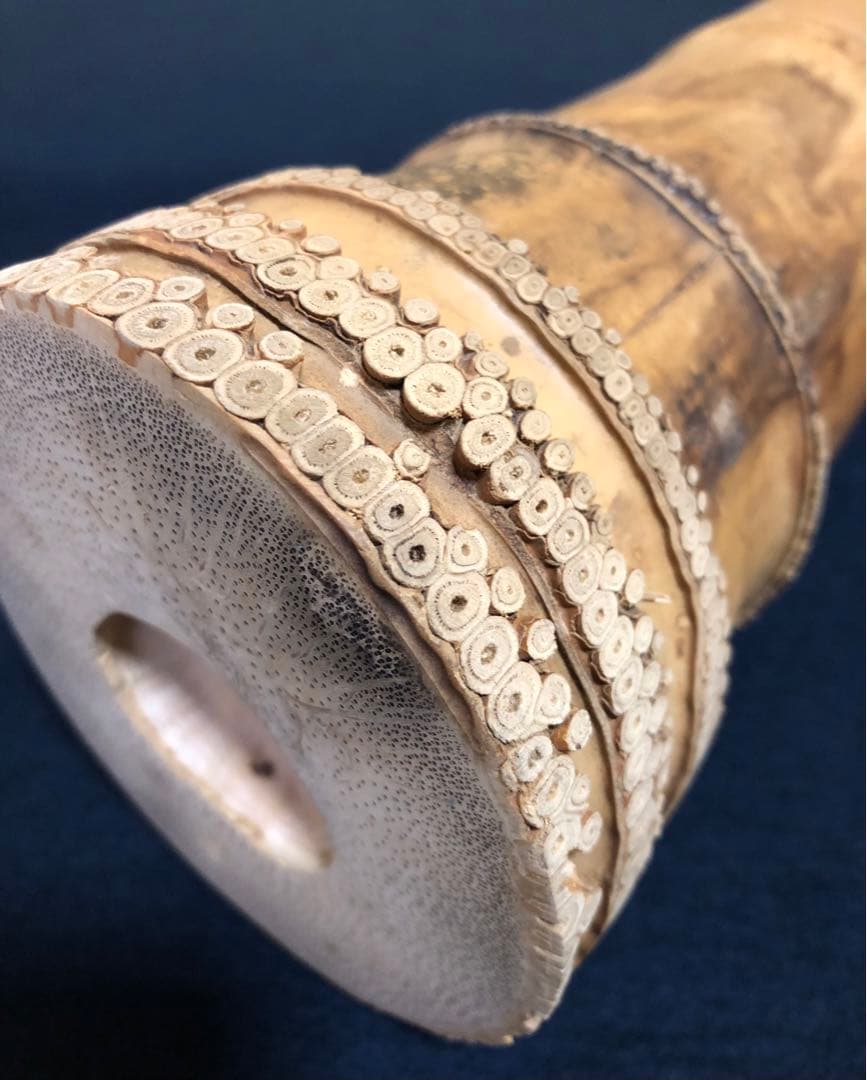 割引‼️《R》茶道具 竹花入 竹器師 西川媒玄作 落とし付 共箱 251022い5