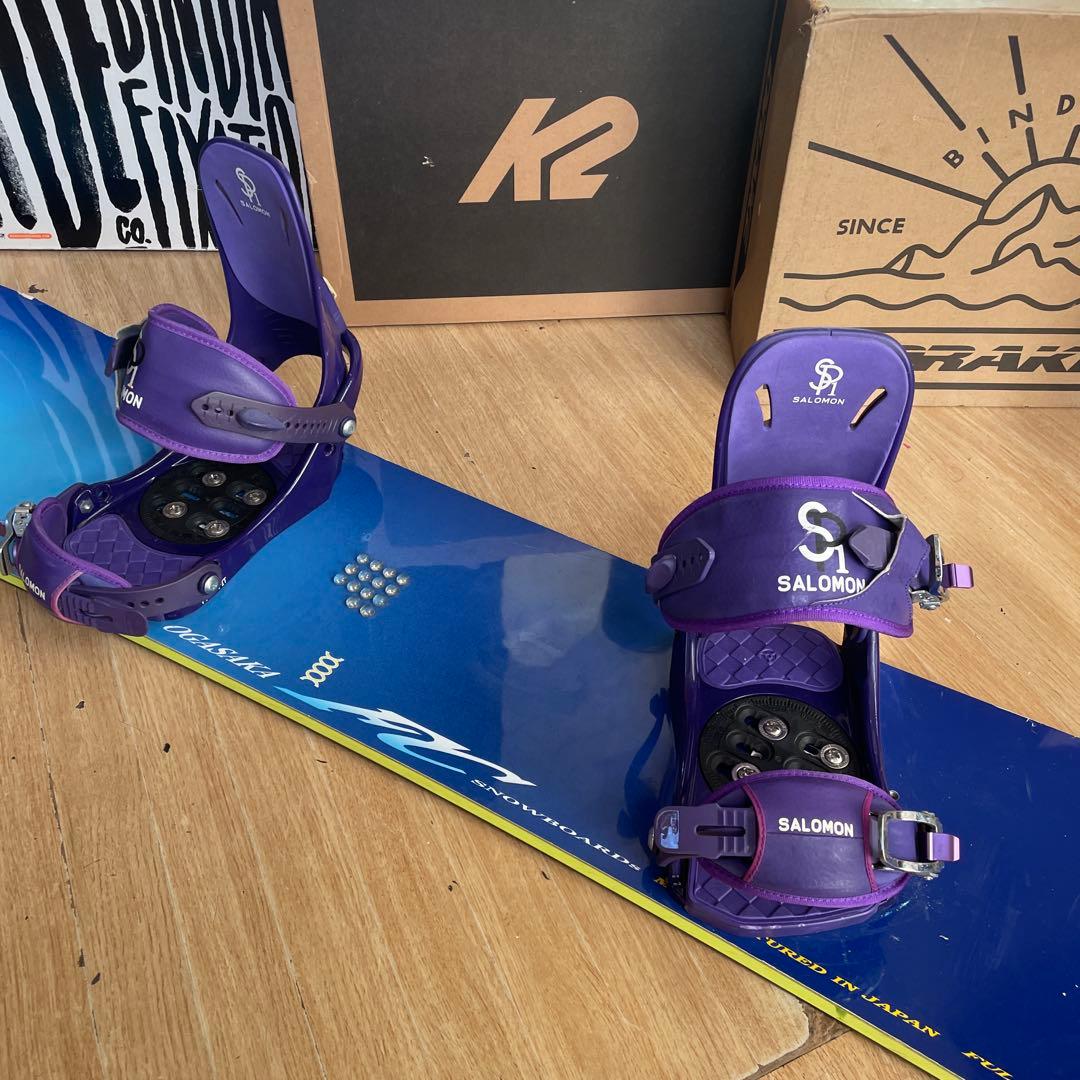 OGASAKA×SALOMON　バイン付き　スノーボードセット　FC　オガサカ