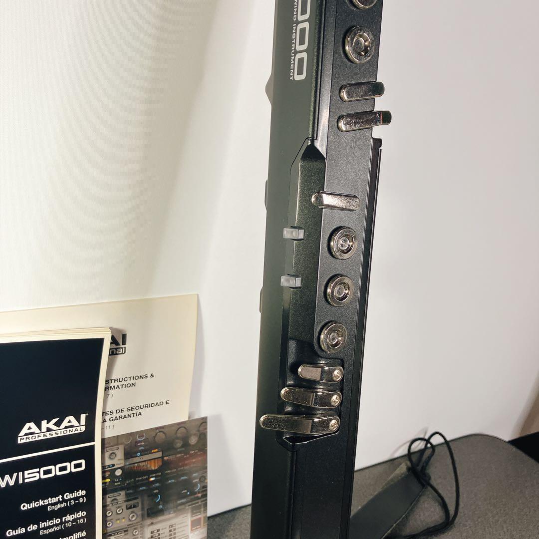 AKAI EWI5000 エアロフォン 電子管楽器 ワイヤレス対応 ストラップ付