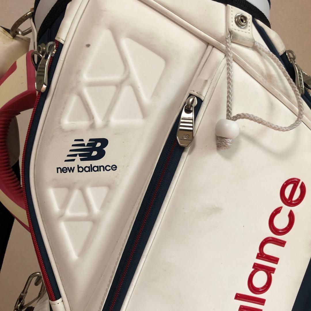 new balance ニューバランス キャディバッグ ホワイト フード無し