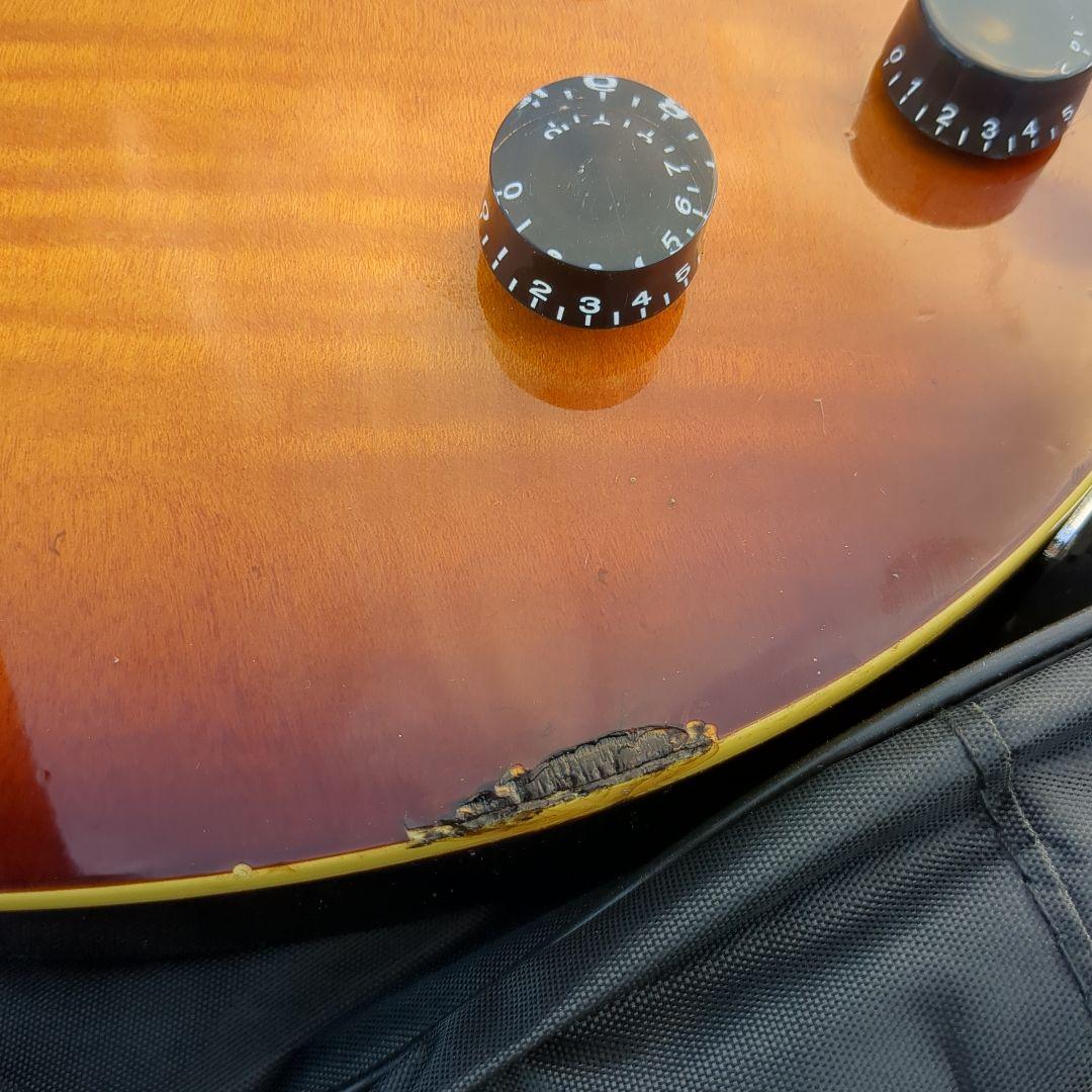 Epiphone Les Paul ギター 擦り傷あり 音出良好今月チューナー付