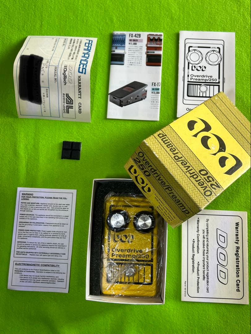 美品 DOD オーバードライブ プリアンプ/250 箱有り ギター用エフェクター