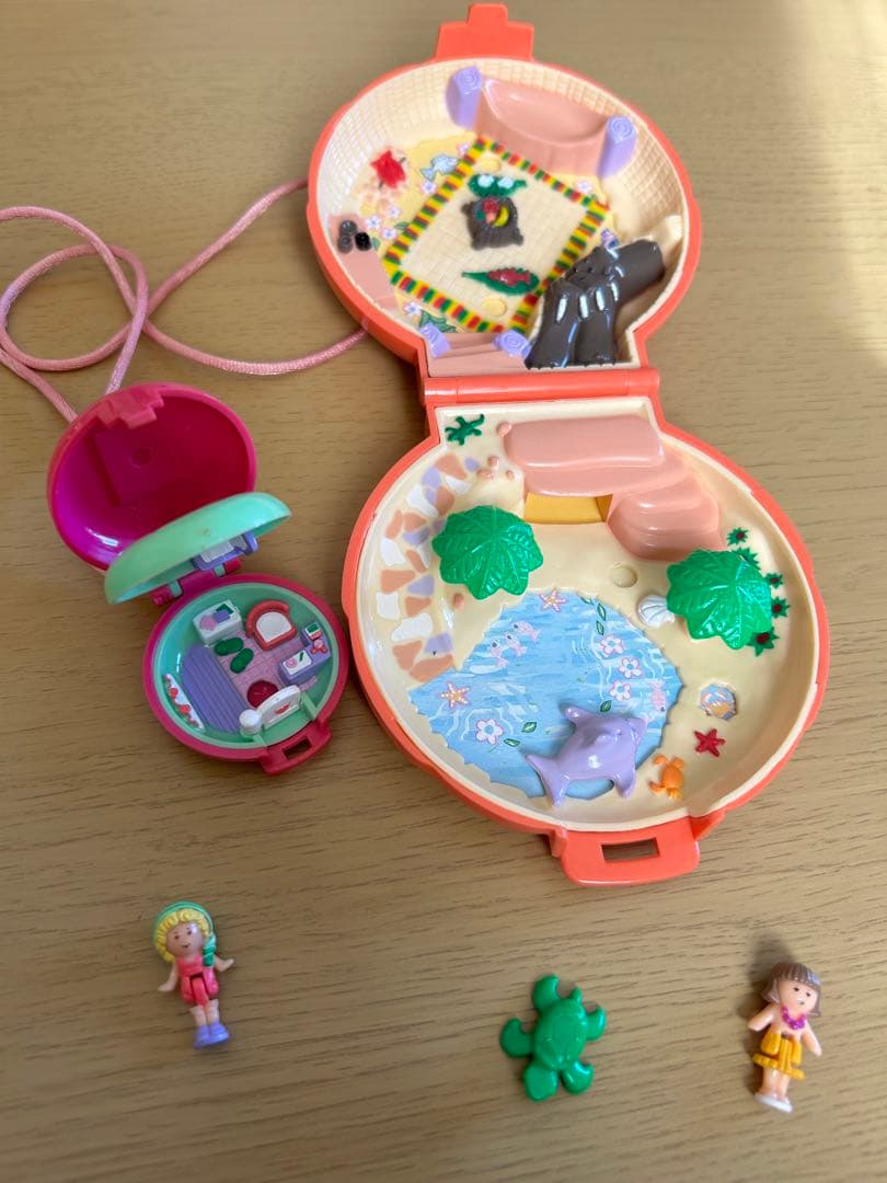 polly pocket ポーリーポケット 2点セット コンパクトとペンダント