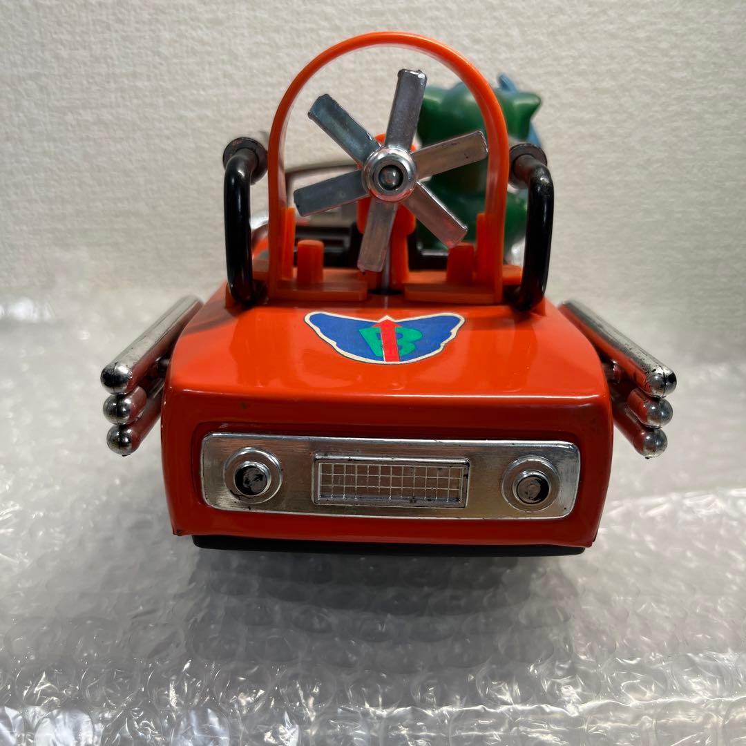 ⚠️美品　当時物　走る！マッハロッド　ブリキ　超人バロムワン　ボップ　ポピー製