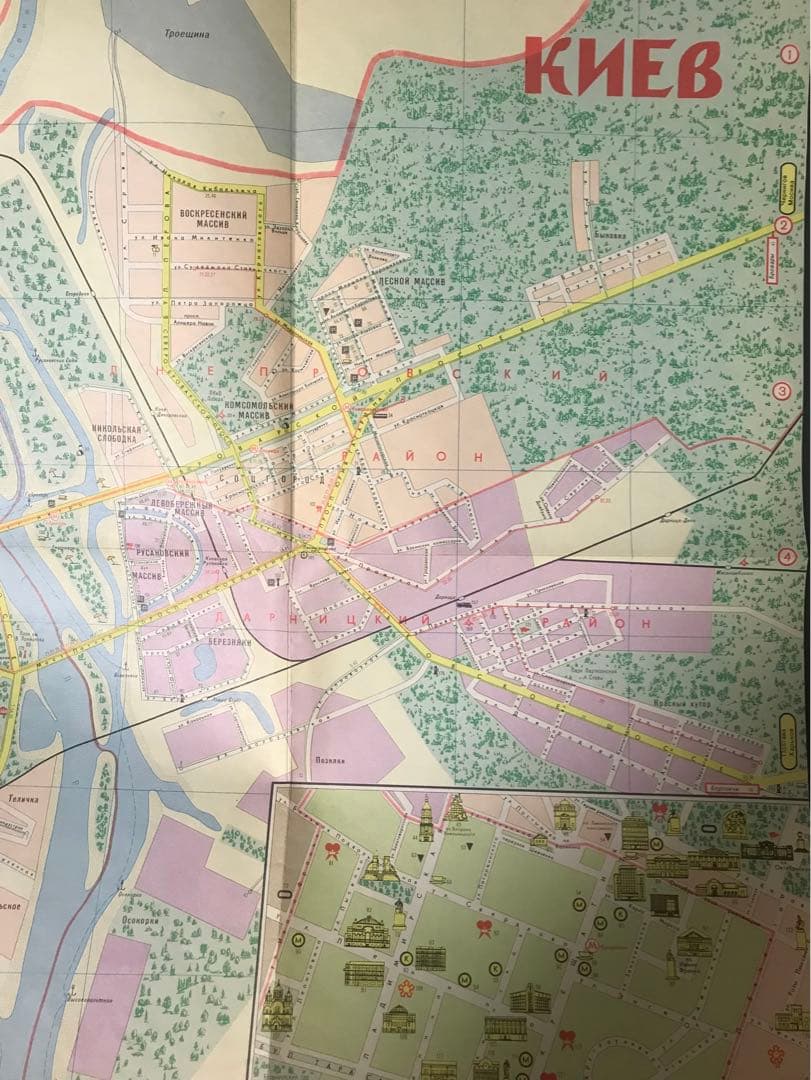 キーウ地図