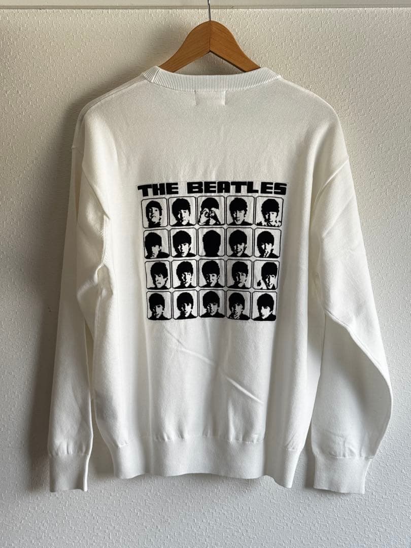 The BEATLES ×Jack Bunny!!クルーネックニットプルオーバー