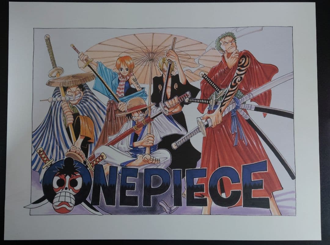 ワンピース 週刊少年ジャンプ 懸賞品 非売品 限定ロゴフォトビュアー＆複製原画