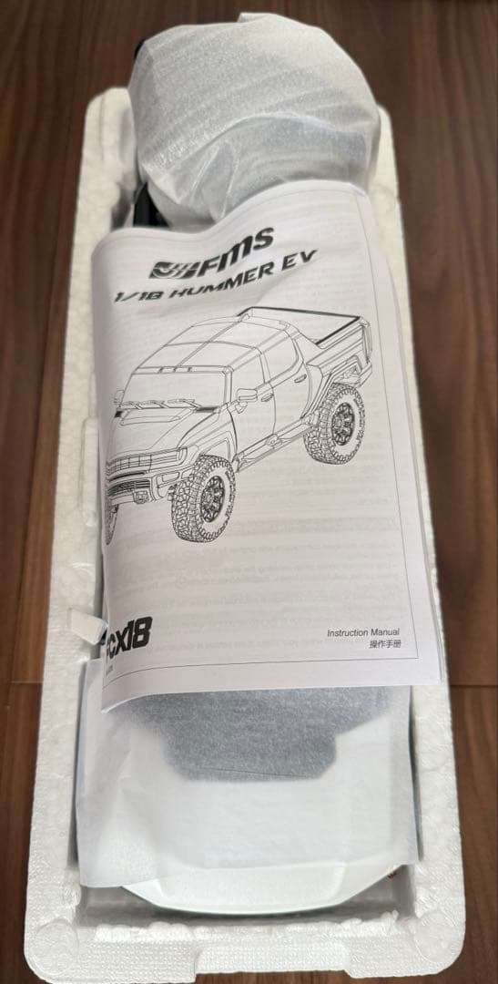 FMS FCX18 ハマーEV RTR 白