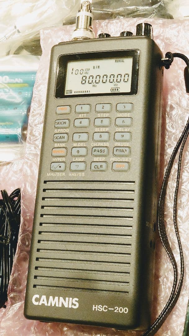 【新品同様】0.1～2059MHz SSB受信可 ワイドバンドレシーバー 日本製
