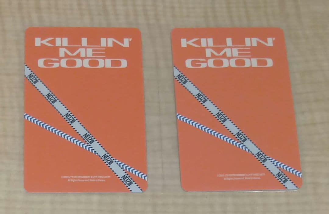 ❶ ジヒョ ZONE KILLIN' ME GOOD KIT トレカ 2枚