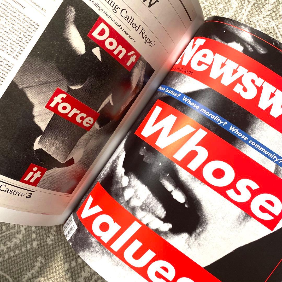 希少 【Barbara Kruger】バーバラ クルーガー　supreme