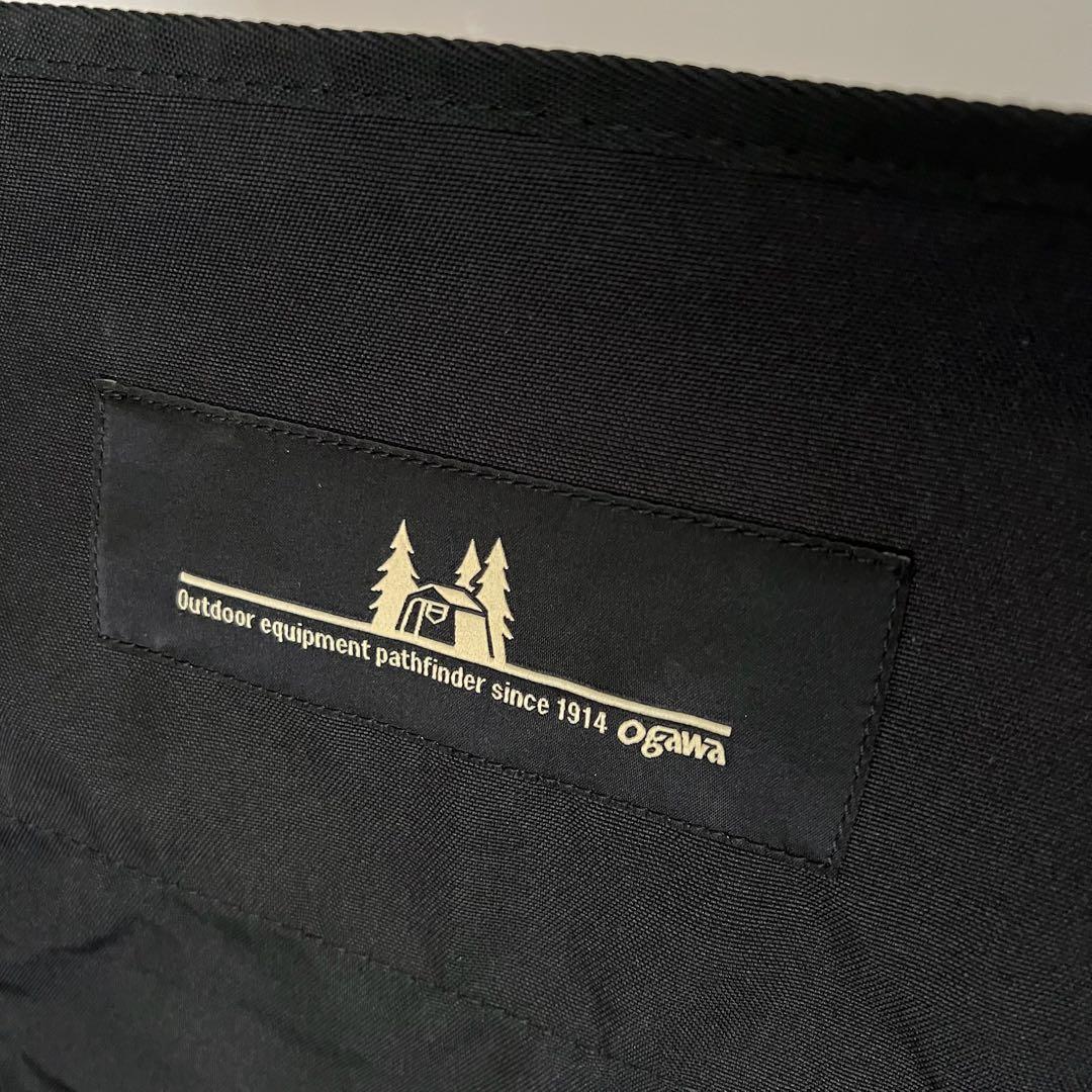 オガワ　ツーアングルチェアS　椅子　アウトドアチェア　キャンプ　ペア　黒