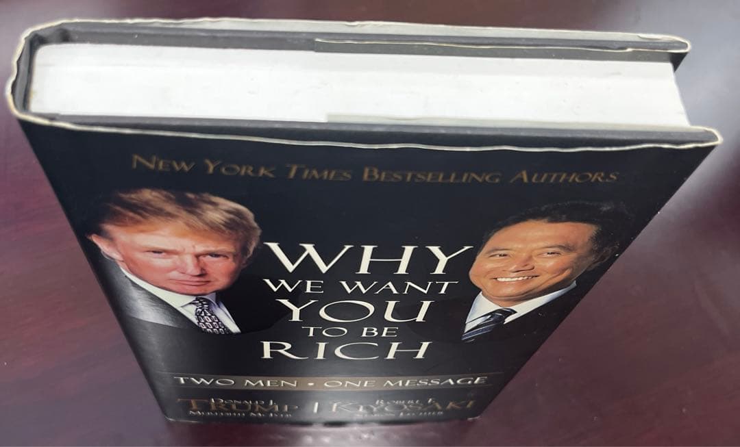 お値下げ可[ハードカバー]トランプ　ロバートキヨサキあなたに金持ちになってほしい