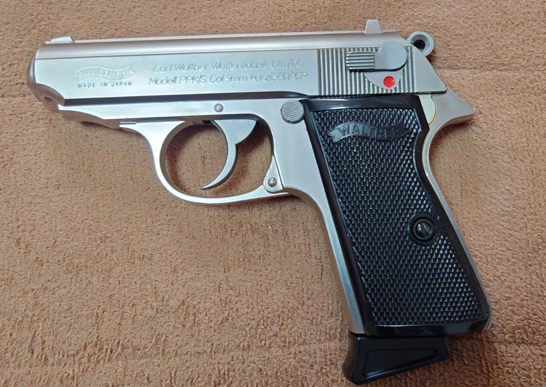 【超美品】マルゼン　ワルサーPPK/S ガスガン　(ジャンク)