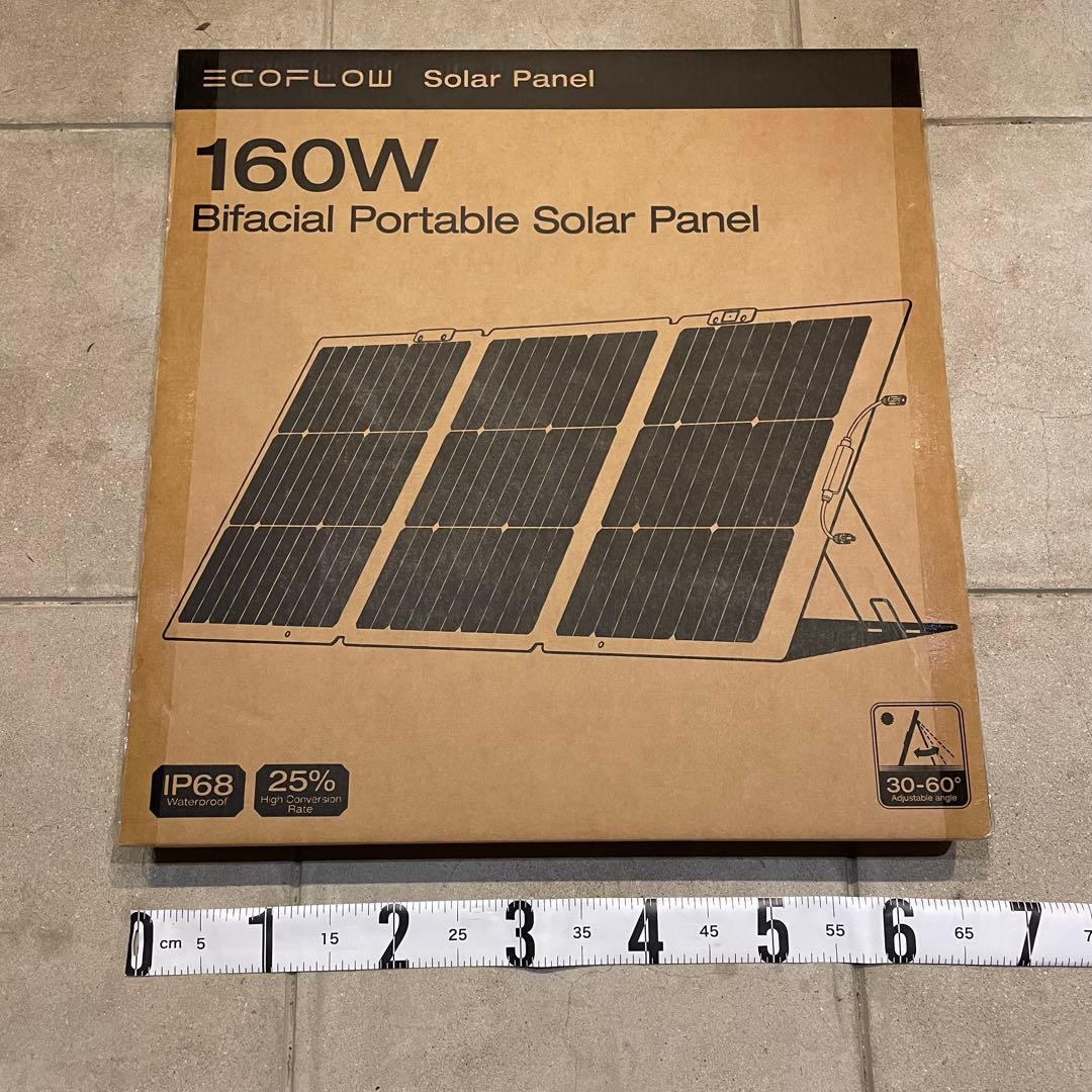 【新品】ECOFLOW・エコフロー・Gen2・160W ポータブルソーラーパネル