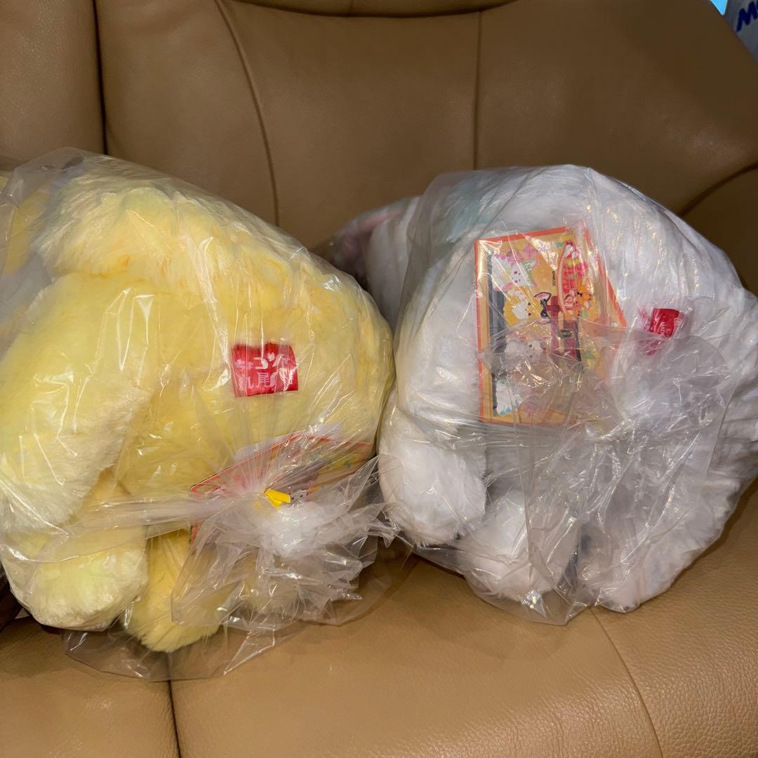 新品未開封美品　ちょコンと九尾さま 花小町 ウルトラBIGぬいぐるみ 4種セット