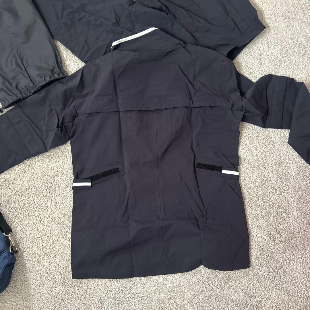 【新品未使用】Move Sport レインウェア L ブラック 収納袋付き