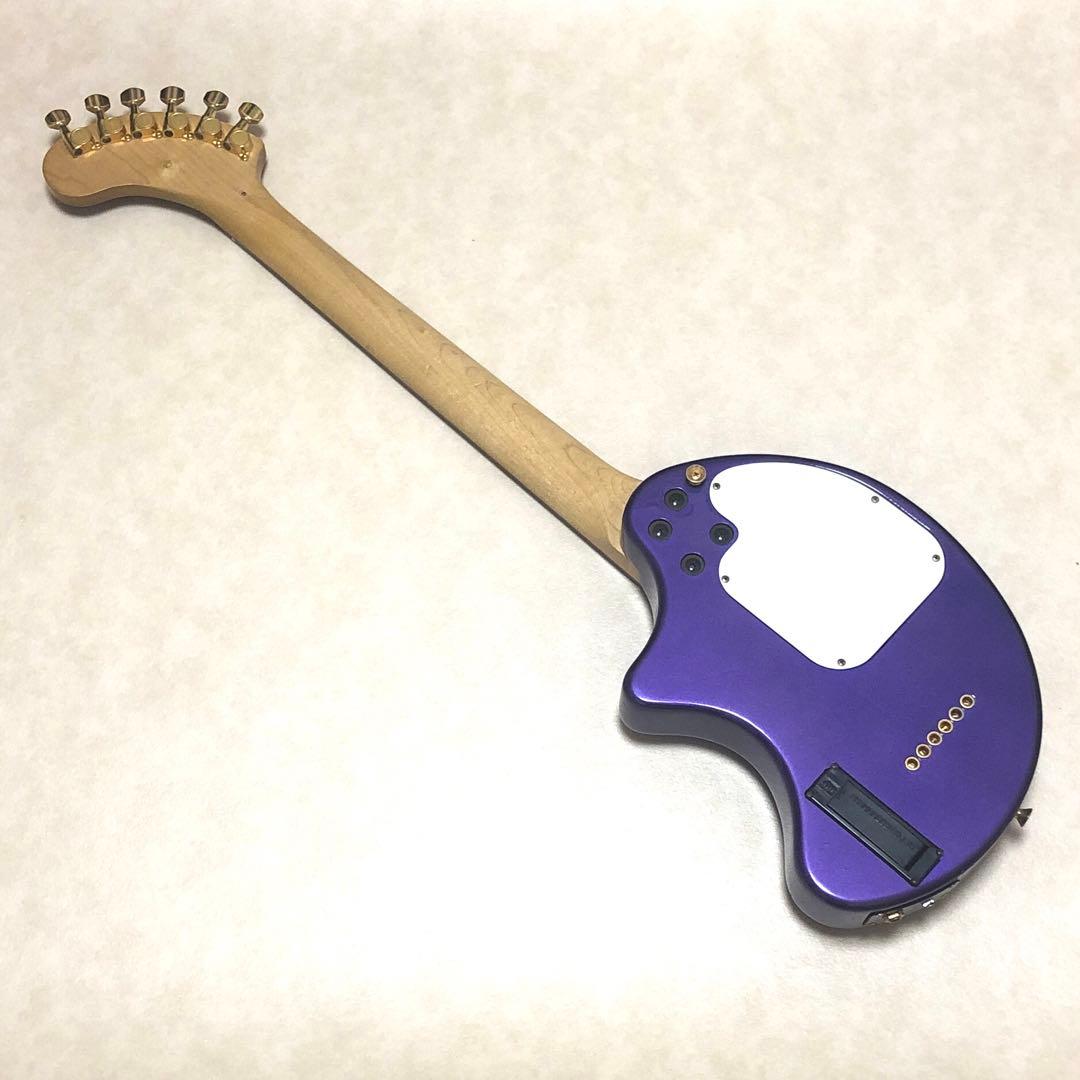 【美品】ZO-3C メタリックパープル アンプ内蔵ミニギター ヘッドフォン端子！