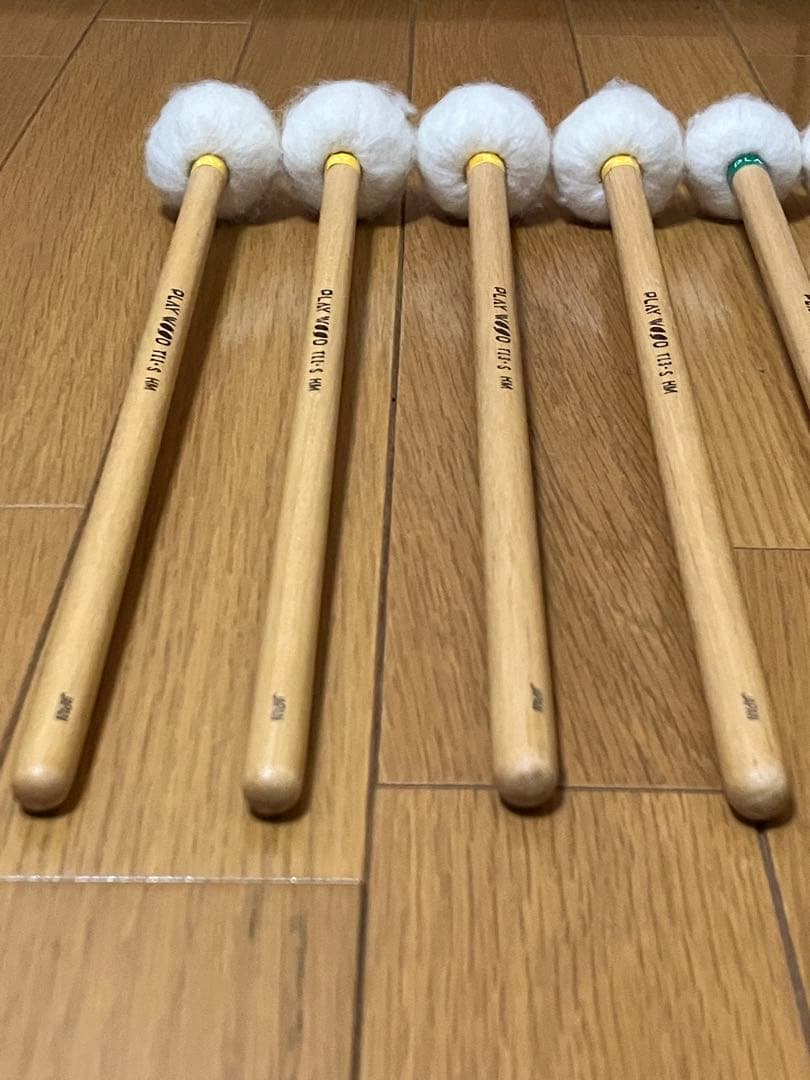【マジック書込有】ティンパニマレット5組 PLAY WOODプレイウッド