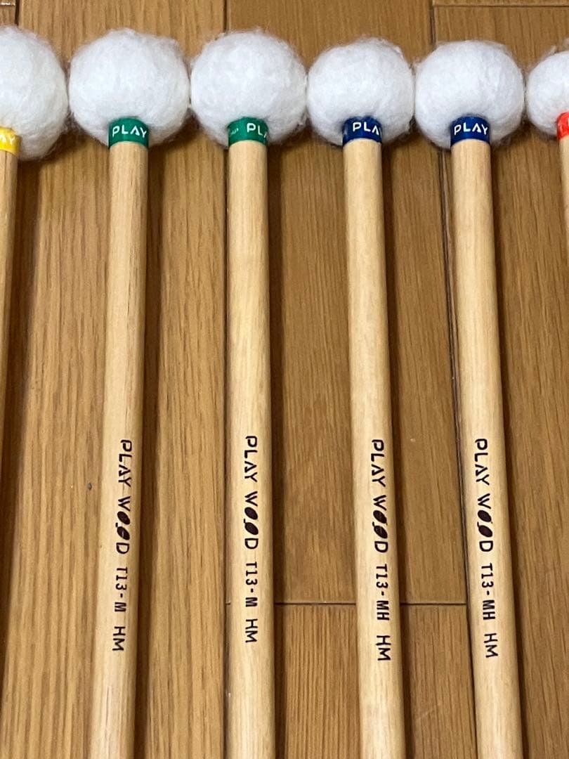 【マジック書込有】ティンパニマレット5組 PLAY WOODプレイウッド