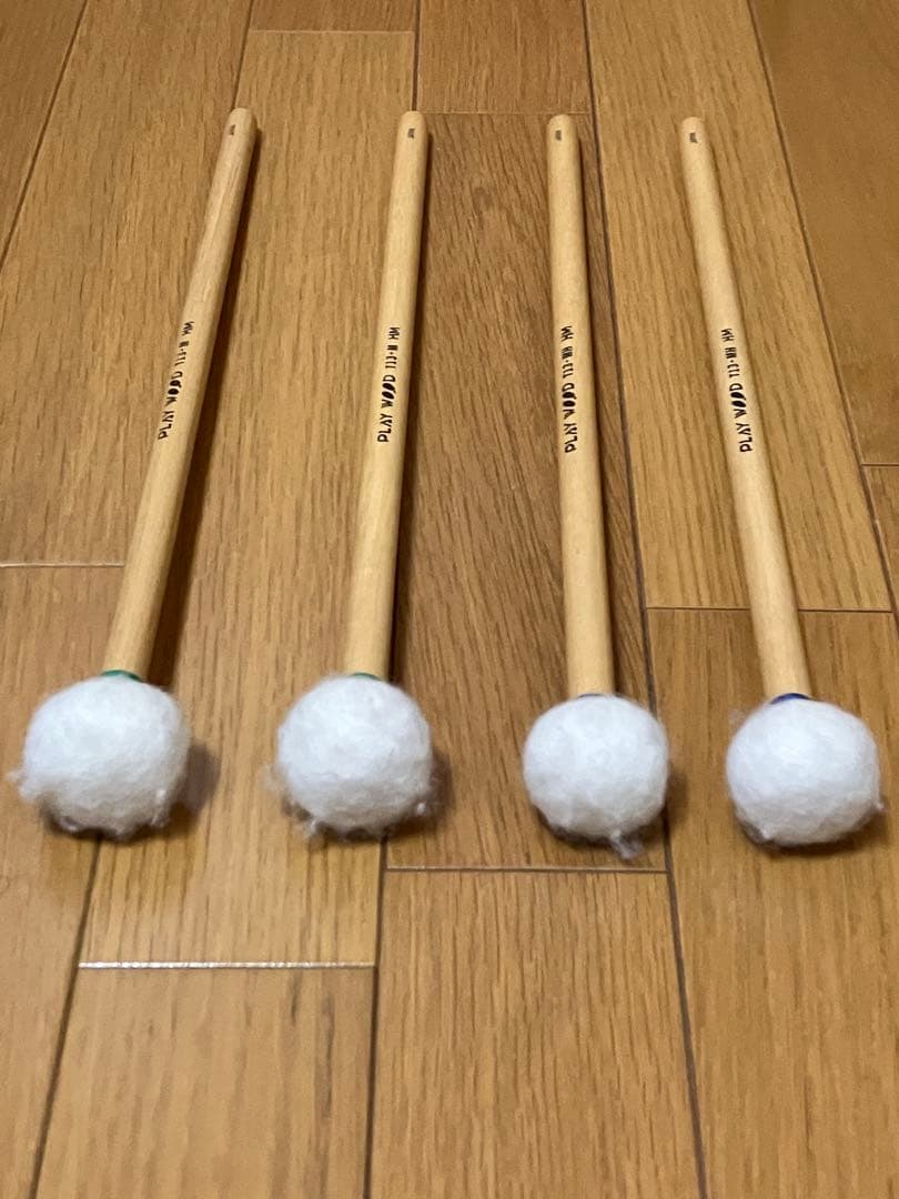 【マジック書込有】ティンパニマレット5組 PLAY WOODプレイウッド