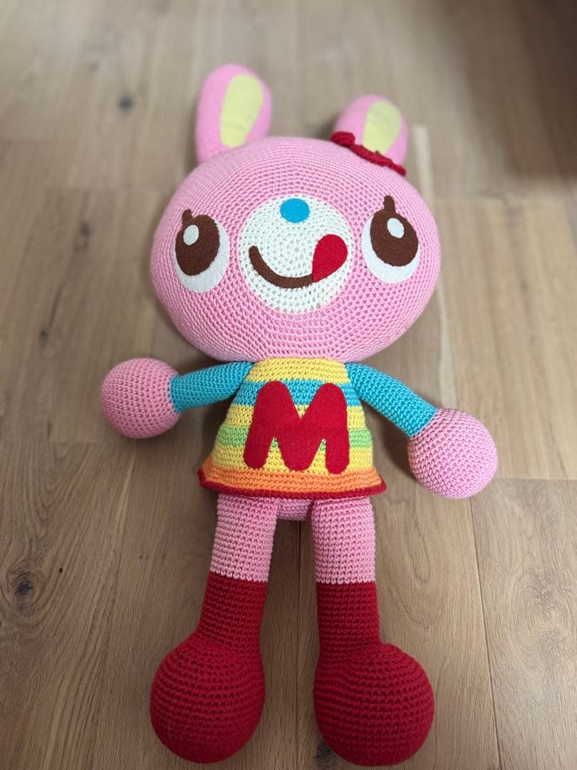 メゾピアノ ミミ ポポ ミミちゃん 特大 ぬいぐるみ 編みぐるみ 新品 タグ付