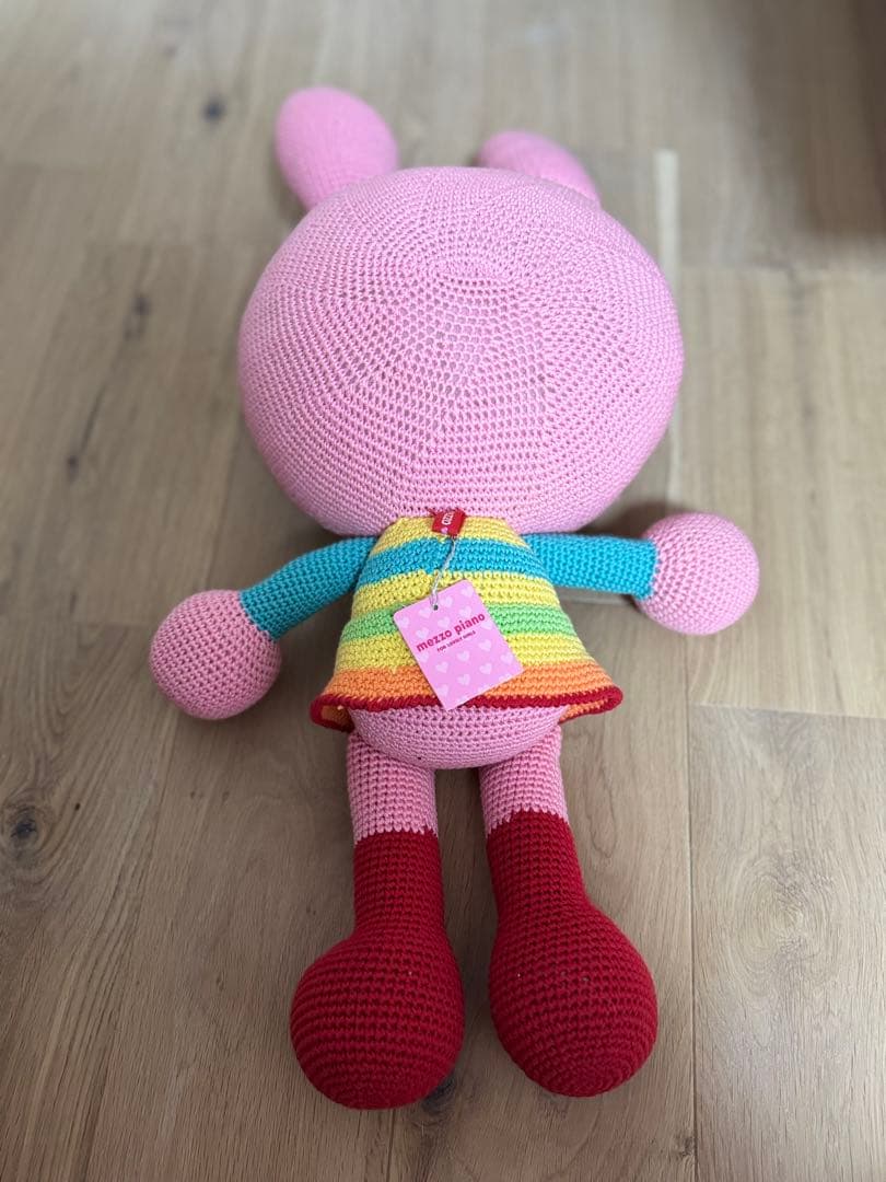 メゾピアノ ミミ ポポ ミミちゃん 特大 ぬいぐるみ 編みぐるみ 新品 タグ付