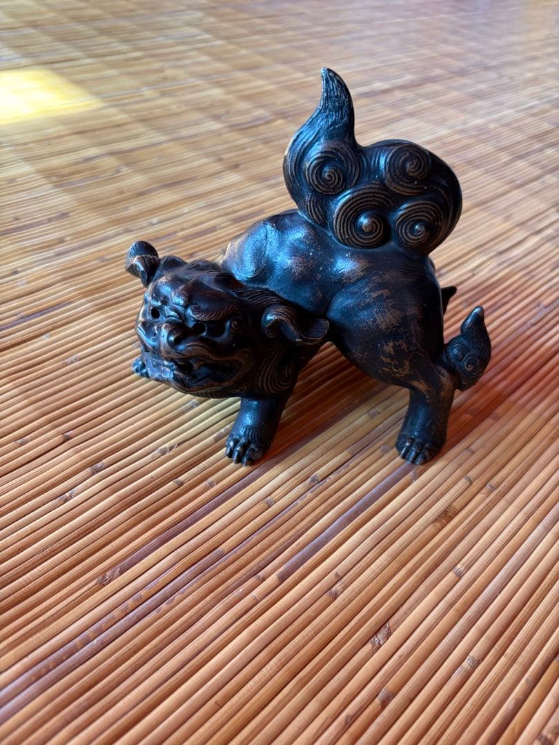 獅子　置物