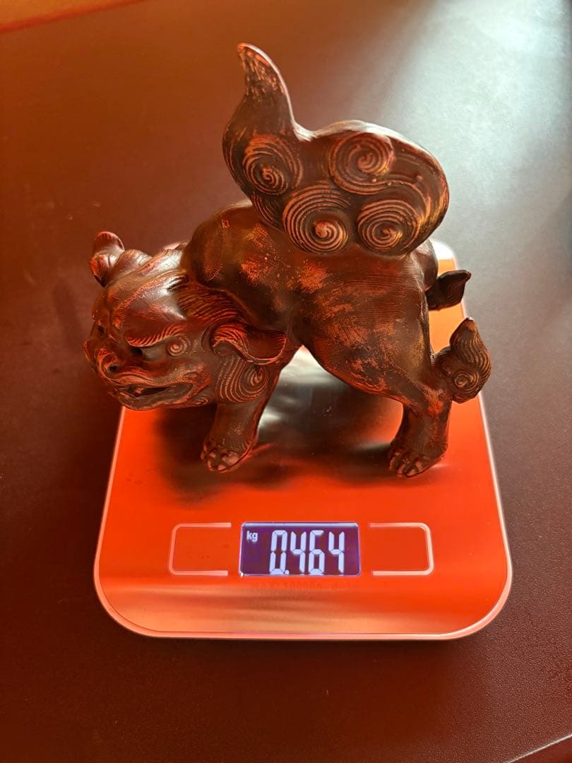 獅子　置物