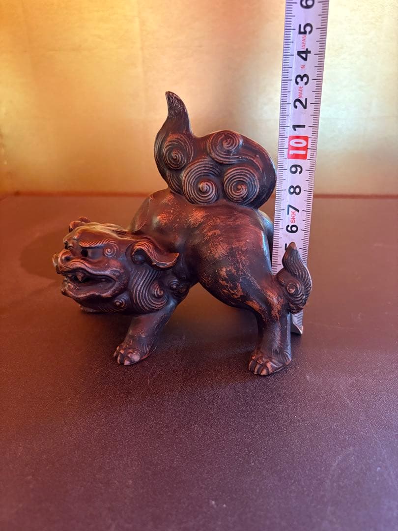 獅子　置物
