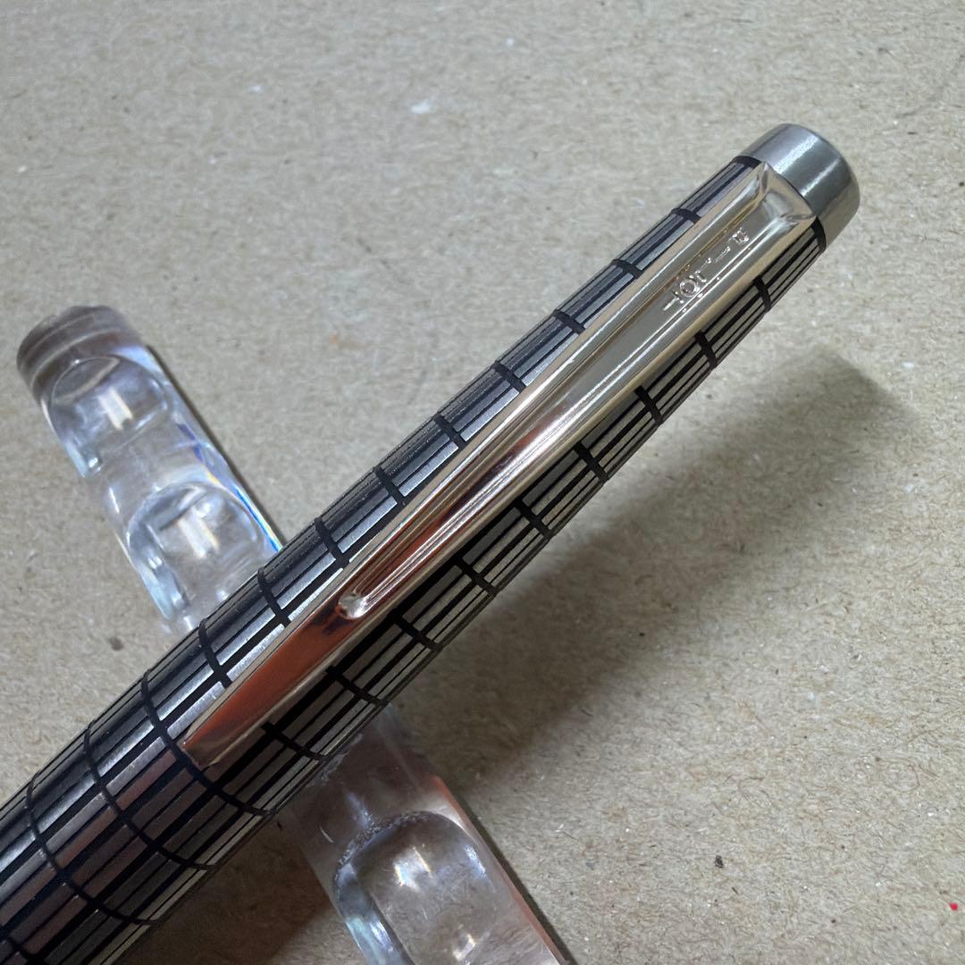 廃盤 パイロット Elite エリート 半格子 万年筆 18K 750 F 蝕刻