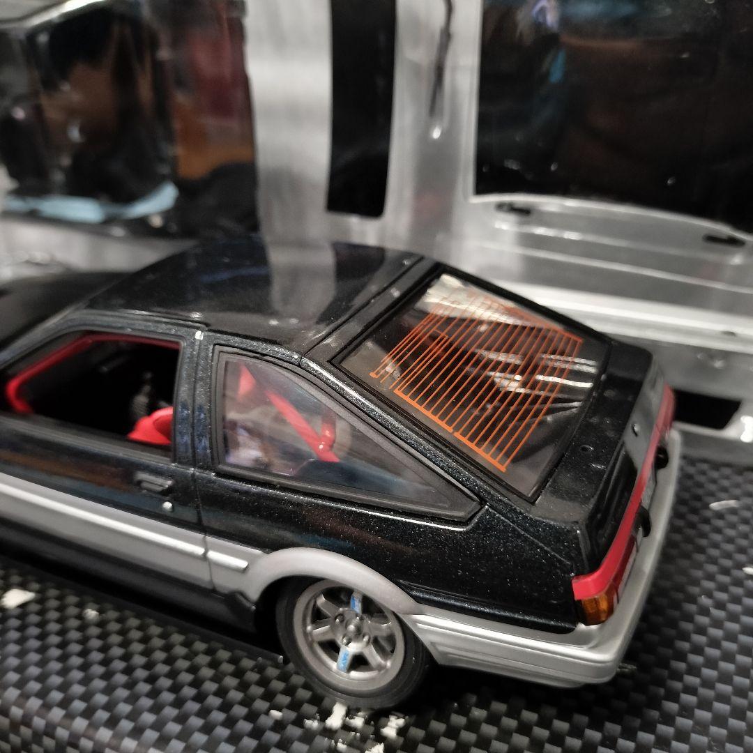 DISM AE86後期型1985年ハチロクautoart風精巧モデル頭文字D