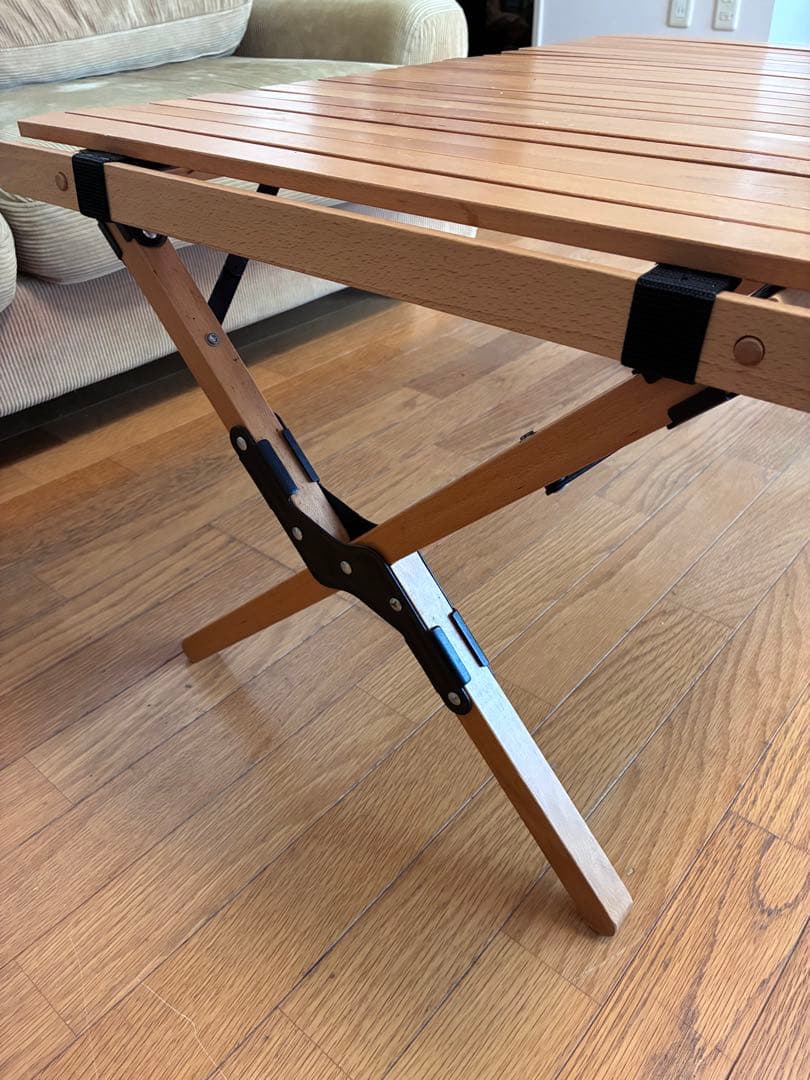 Hilander ウッドロールテーブル 90cm