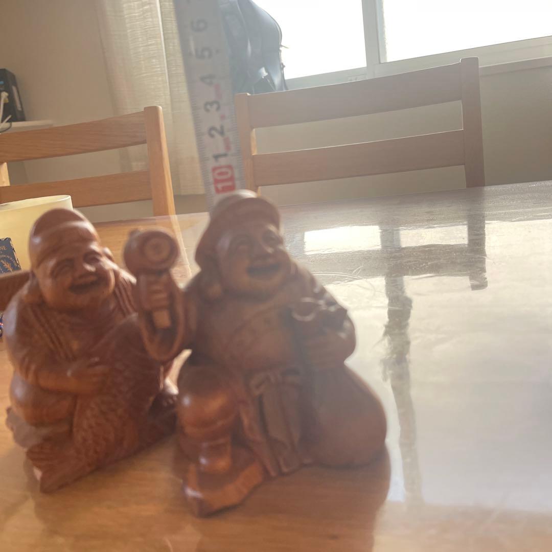 屋久杉木彫り