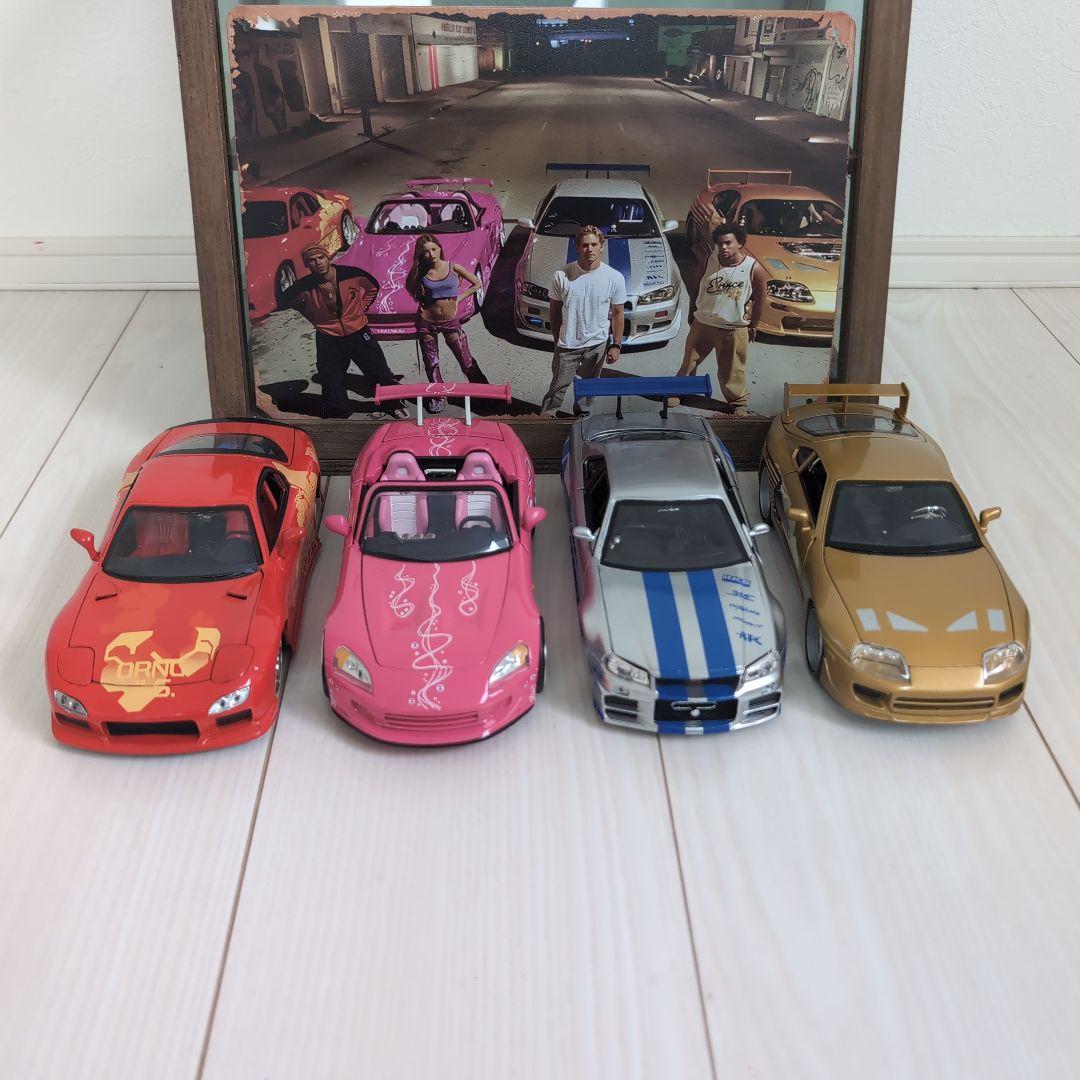 ワイルドスピード2　4台セット　JADA TOYS