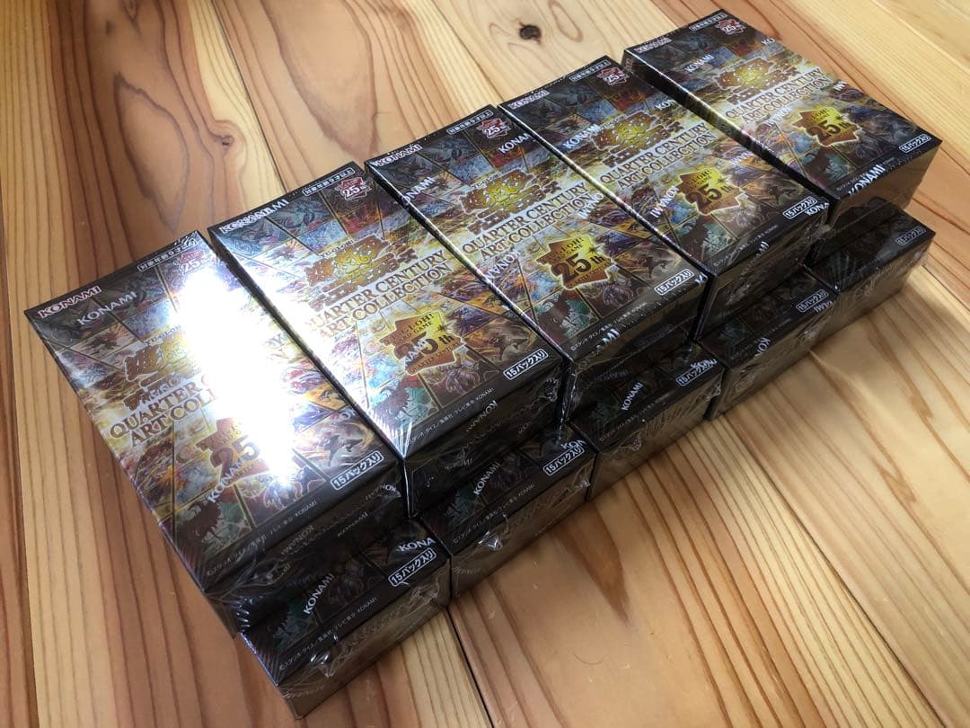 遊戯王 QUARTER CENTURY ART COLLECTION 10box