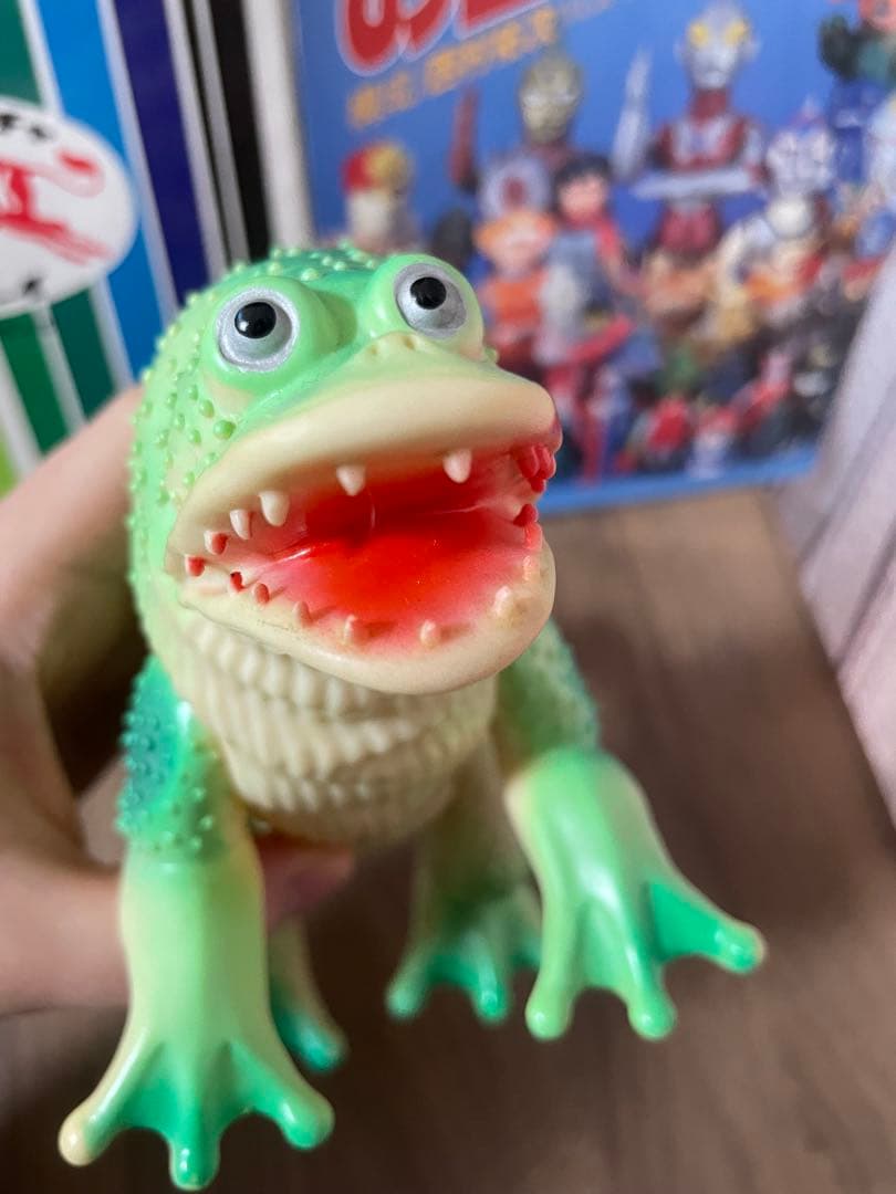 ブルマァク　ガマクジラ　美品　ソフビ　当時物　マルサン　マスダヤ　ウルトラマン